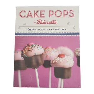 M01 * Cake Pops By Bakerella Notecards & Envelopes NIP Stationary